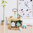 thumbnail image 4 of IUAMXWU Hello Spring Theme Welcome Spring Layered Tray Decoration Cute Small Flower Wooden Decorations for Home Kitchen Dining Room Shelf Tabletop Spring Decor (excluding Tray), 4 of 6