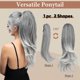 thumbnail image 2 of Extensión de cola de caballo Youngways para cabello sintético de 18 pulgadas, 2 of 7