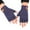 Navy_A, variant on Big Clearance! Gloves for Cold Weather, Baberdicy Half Finger Warm Knit Gloves for Adult Thickened Open Finger Outdoor Jacquard Gloves for Cycling Winter Gloves