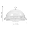 thumbnail image 3 of Monyance Cake Stand Clear Plastic Cake Stand with Dome Cover for Desserts and Snacks(8.46X8.46X5.12Inches), 3 of 10