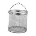 thumbnail image 3 of Tnarru Stainless Steel Fry Basket Chicken Frying Basket Multifunctional Colander with Handle for Dumplings Fruit Straining Spaghetti 12cmx12cm, 3 of 8