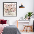 thumbnail image 3 of Stupell Industries Cottage Fluid Petals Watercolor Bouquet Black Floating Frame Canvas Art, 25 x 25, by Carol Robinson, 3 of 8
