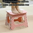 thumbnail image 4 of Folding Step Stool Compact Plastic Foldable Step Stool Holds Up to380 lbs,12 inches, 30cm，Anti Slip, 4 of 6