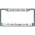 thumbnail image 1 of Cadre de Plaque d'Immatriculation Chromé pour Dessin, 1 of 1