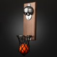 thumbnail image 5 of Abridor de botellas magnético, fácil de instalar, montado en la pared, red para atrapar tapas de cerveza y refrescos, abridor de baloncesto, 5 of 5