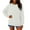 White #108, variant on WULMLEO Basic Sweatshirts for Women Plus Size Crew Neck Pullover Tops Long Sleeve Athletic Hiking Tops Lightweight Trendy Loungewear Drawing Winter Sweaters with Pockets White XL