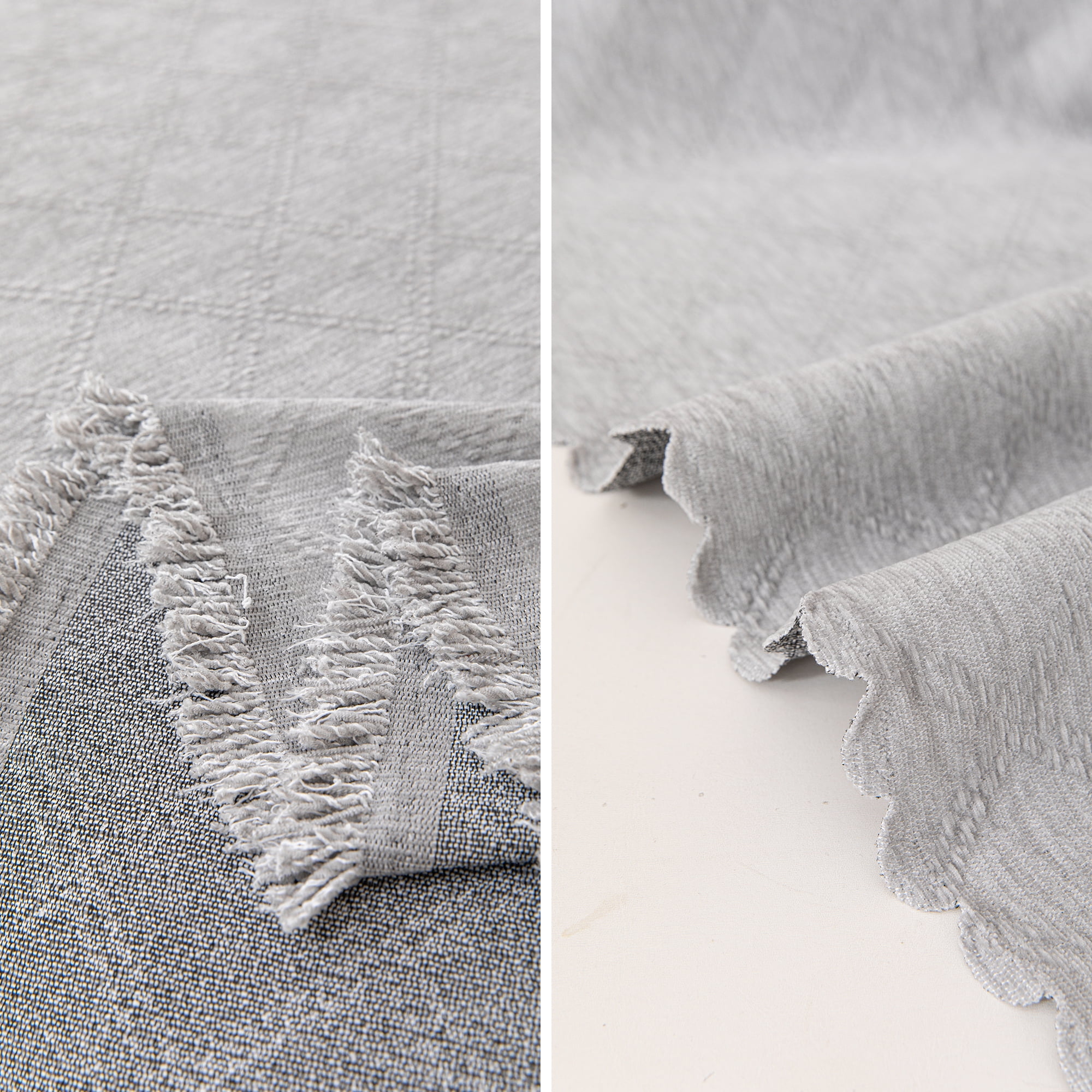 Smuge Sofa Cover, Sofa Slipcovers Couch Covers Protector 3 Cushion Throw Sofa Towel for L Shaped Couch Suitable for All Seasons (71"x 118", Light Gray)