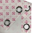 thumbnail image 3 of Ambesonne Fleur De Lis Grommet Curtain Single Panel, Pink Lily Flower, 50"x60", Pink Cream, 3 of 5