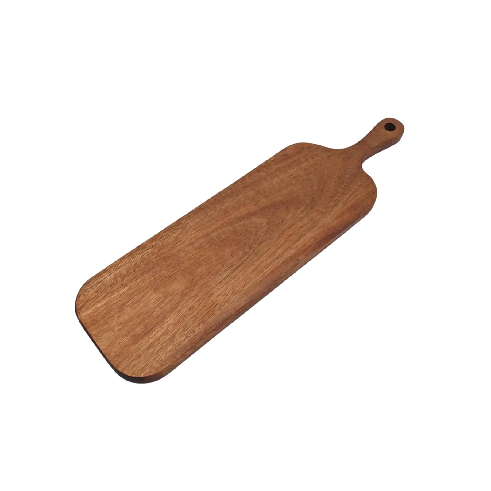 Acacia Wood Serving Board with Handle, Small Size 11" x 8"- Wooden Cutting Chopping Board for Meat, Vegetables, Bread, Charcuterie, Cheese Board - Food Serving Tray for Kitchen Appetizers