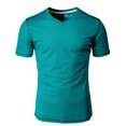 thumbnail image 3 of H2H Mens Cool Dry Compression Short Sleeve T-Shirts TEALGREEN US XL/Asia 2XL (CMTTS265), 3 of 6