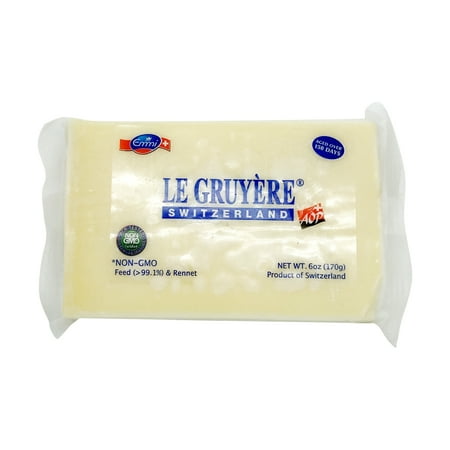 pack of 2 - Le Gruyere, 6 oz (Best Brand Gruyere Cheese)