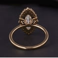 thumbnail image 4 of solitaire jewels 1.5CT Marquise Moissanit Halo Engagement Ring For Women, 14K Yellow Gold, 4 of 6