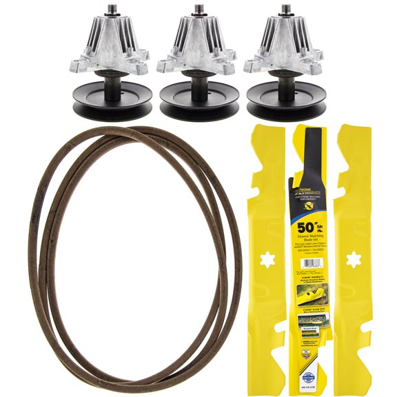 CUB CADET Xtreme Mulching Blade Spindle Belt 942-05052A-X 918-06980 954-04077A XT1 GT50 KH Mowers