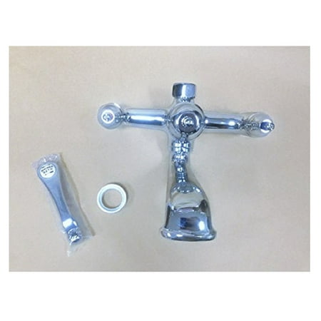 - Elizabethan Classics 3V3LSACP Leg Tub Filler Faucet Polished, Chrome