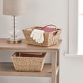 thumbnail image 2 of mDesign Woven Seagrass Nesting Kitchen Storage Basket Bins, 4 Pack - Natural/Tan, 2 of 8
