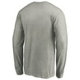 thumbnail image 3 of Men's Heathered Gray Chicago Bulls Primary Team Logo Long Sleeve T-Shirt, 3 of 3