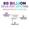 thumbnail image 3 of Probiotics 50 Billion CFU Per Serving - 10 Premium Strains + Digestive Enzymes & Prebiotics - Best Probiotic for Women & Men, Supports Immune, Gut Health, Constipation, Gas & Bloating - 60 Capsules, 3 of 9
