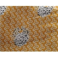 thumbnail image 5 of oneOone Georgette Viscose Mustard Yellow Fabric Abstract Block Sewing Craft Projects Fabric Prints By Yard 42 Inch Wide, 5 of 5