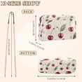 thumbnail image 4 of FORMRS Women Crossbody Purse with Chain Strap Vegan Leather Shoulder Handbag, Beige Cherry, 4 of 7