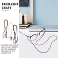 thumbnail image 5 of WASHWEPE 3Pcs Running Eyeglasses Rope Glasses Lanyards Non-slip Material Beige for Daily Life Back to School, 5 of 5