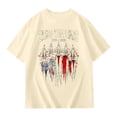 thumbnail image 3 of Lullu Girl 4Th of July Tshirt America's 250Th Anniversary Short Sleeve T-Shirt, Sizes 3-14, 3 of 3