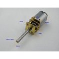 thumbnail image 3 of CHANCS Small DC Gear Box Motor N20 6V 150RPM Shaft Length 20mm, 3 of 6