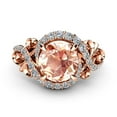 thumbnail image 2 of Morganite Unique Gemstone Engagement Ring, 2 of 4