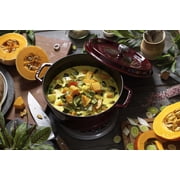 Staub Cast Iron 5.5-qt Round Cocotte - Grenadine