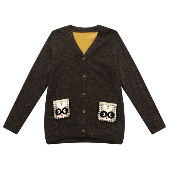 Richie House Boy's Handsome Cardigan with Rabbit Pockets RH1435