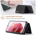 thumbnail image 5 of SaniMore Case for Samsung Galaxy S24 Plus 6.6" 2024, PU Leather Case Soft TPU Inner Detachable Magnetic Folding Wallet Card Slots Kickstand Anti-drop Shockproof 360°Protection Case, Black, 5 of 9