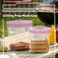 thumbnail image 3 of Ziploc Brand Food Storage Bags, School Supplies, with Grip 'n Seal Technology, Zipper, Gallon, 40 Count, 3 of 16