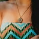 thumbnail image 4 of Collar De Girasol, Regalo Dulce De Aleación, Accesorio Para Mujer, Brillante, Ampliamente Aplicable, Colgante De Letra De Doble Capa, Joyería De Moda Vogacara AP006656-02, 4 of 6