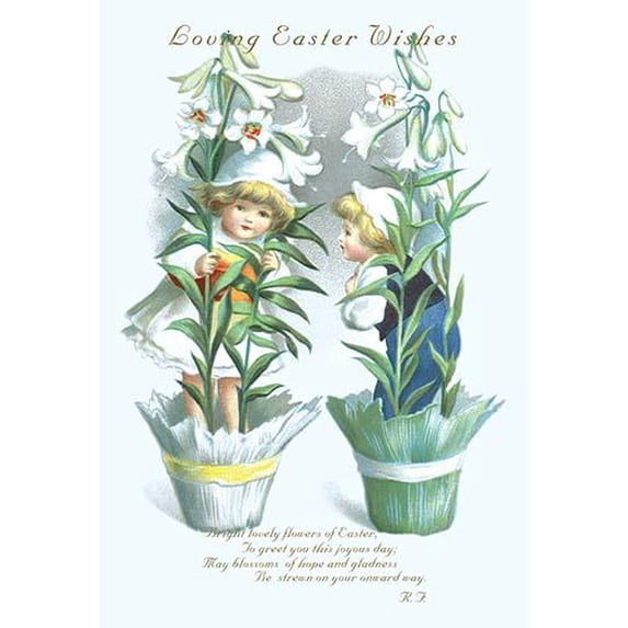Easter Tots-Fine Art Canvas Print (20" x 30")