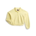 thumbnail image 5 of Weekend Academy Girls Fleece Quarter Zip Sweater, Sizes 4-18, 5 of 5