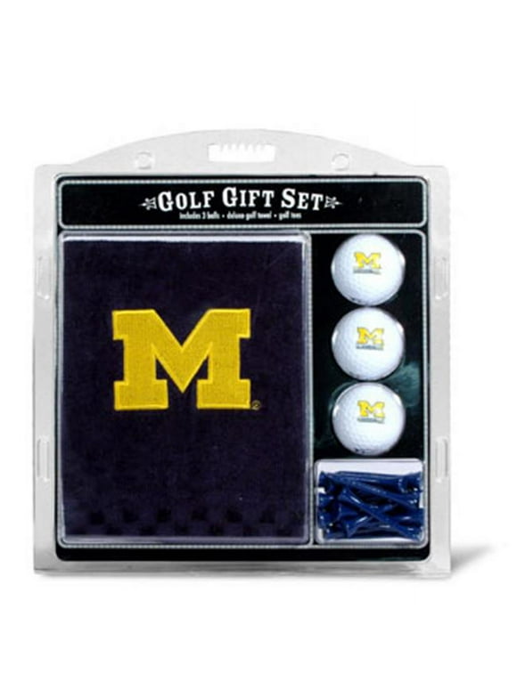 Team Golf 22220 Michigan Wolverines Embroidered Towel Gift Set