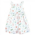 thumbnail image 3 of Hudson Baby Infant Girl Cotton Dresses, Pastel Sea, 3-6 Months, 3 of 4