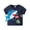 Dark Blue#9527, variant on Toddler Boys Short Sleeve T-Shirts Crew Neck Cartoon Shark Graphic Tee Tops for Boy Soft Dailywear
