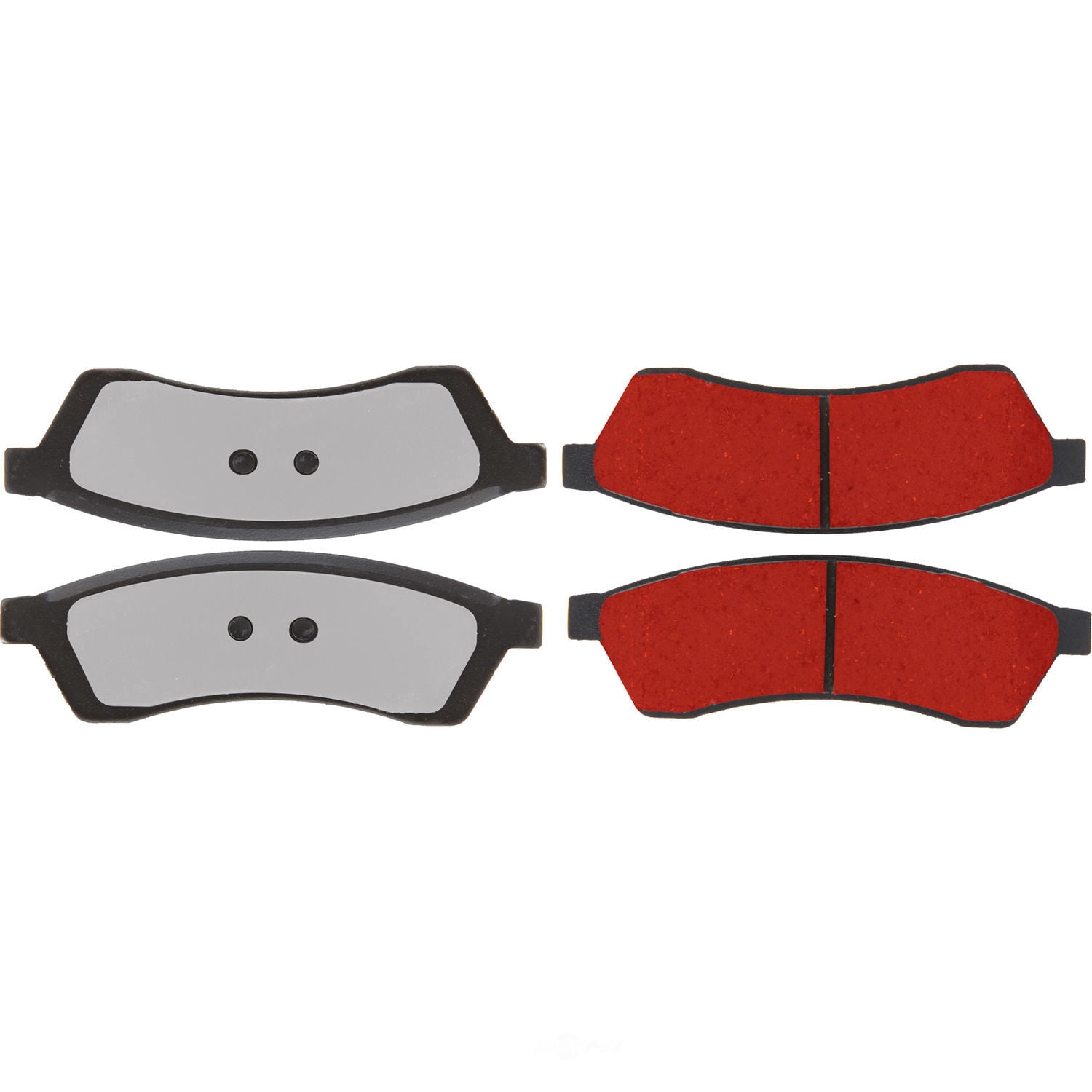 Centric Parts 500.10300 PQ PRO Disc Brake Pads with Hardware, multi-layer mechanically-attached