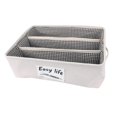thumbnail image 3 of 3 celdas moda calcetines sujetador cajón hogar caja de almacenamiento caja de almacenamiento organizador de ropa interior marrón Soledad Calzoncillo de almacenamiento de ropa interior, 3 of 4