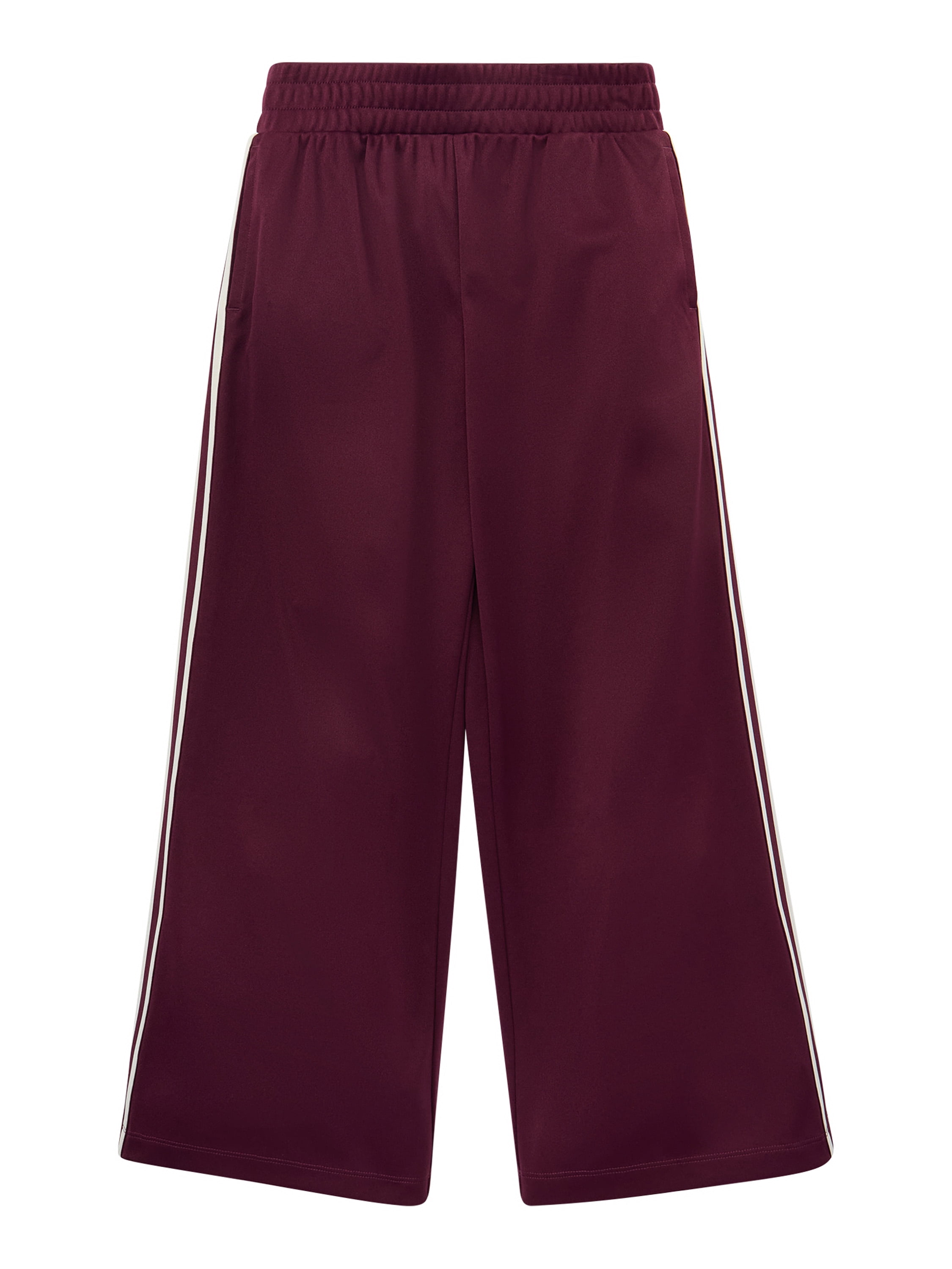 Weekend Academy Girls Wide Leg Track Pants with Side Stripes, Sizes 4-18