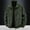 Army Green, variant on Men's Polar Lined Jacket Warm Full Zip Up Thick Jacket Soft Outwear Winter Coat with Zipper Pocket,For men in autumn and winter, there are warm, thickened jackets, warm jackets