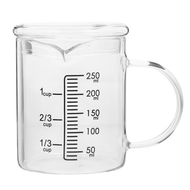 Home Handle Measuring Cup Scale Glass Measuring Cup Baking Measure Cup with Lid