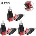 thumbnail image 2 of Juego de adaptadores de conector de audio macho a cable de altavoz de 6 piezas JR-R59-1A para una mejor conectividad de sonido, 2 of 8