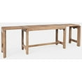 thumbnail image 4 of Jofran Bradford Modern Extendable Solid Mango Hardwood Bench, 4 of 6