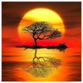 thumbnail image 1 of Arbre Lune - Peinture Diamant Complète - 30x30cm, 1 of 3