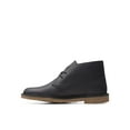 thumbnail image 2 of CLARKS COLLECTION Mens Black Cushioned Removable Insole Bushacre 3 Round Toe Block Heel Lace-Up Leather Chukka Boots 10.5 M, 2 of 3