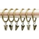 thumbnail image 1 of 14 anillos de clip para paneles de cortina, estos anillos de clip de cortina también se aplican a la barra de cortina, 1 of 5