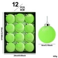thumbnail image 2 of CREATITOY 12 Pcs 3.15Inches Flocked Foam Christmas Balls - For Tree HangInchesg, Holiday Deco, 2 of 2