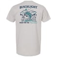 thumbnail image 3 of Busch Light Head for The Mountains Fishing Front/Back Print T-Shirt-Small, 3 of 3