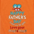 thumbnail image 3 of Cat in the Hat - Happy Fathers Day Thing 1 Thing 2 - Toddler And Youth Short Sleeve Graphic T-Shirt, 3 of 5